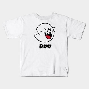 Boo! Spooky Halloween Ghost Kids T-Shirt